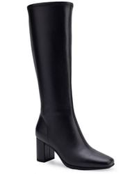 Aerosoles - Micah Stretch Block Heel Knee-High Boots - Lyst