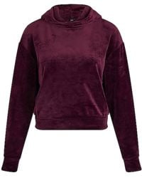 Juicy Couture - Velour Cropped Pullover Top - Lyst