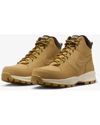 Nike - Manoa Leather 454350-700 Haystack Velvet Brown Leather Boots Gas26 - Lyst