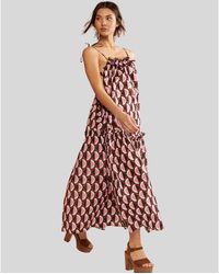 Cynthia Rowley - Ties Cotton Voile Tier Dress - Lyst
