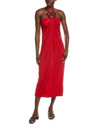 Natori - Solid Jersey Halter Dress - Lyst