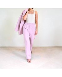 WITHBLACK - Ruby Wide Pleated Pants - Lyst