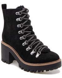 Esprit - Flynn Boots Faux Suede Block Heel Ankle Bootie Jobb926 - Lyst