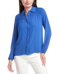 Tahari - Button-Down Blouse - Lyst