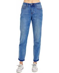 Judy Blue - Rigid Magic Release Hem Boyfriend - Lyst