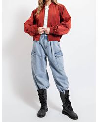 Easel - Parachute Bomber Jacket - Lyst