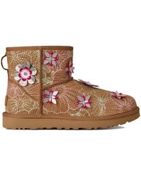 UGG - Classic Mini Meadow Embroidered Boots - Lyst