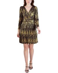 BCBGeneration - Metallic Mini Cocktail And Party Dress - Lyst