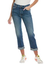 Mother - Denim The Scrapper Cuff Smashing Banjos Ankle Fray Jean - Lyst
