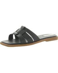 Franco Sarto - Leather Strappy Slide Sandals - Lyst