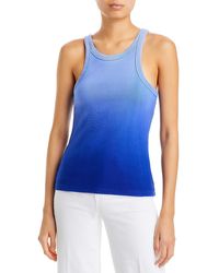 Mother - The Chin Ups Ribbed Knit Scoop Neck Tank Top - Lyst