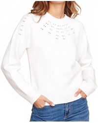 Sugarlips - Pointelle Sweater - Lyst