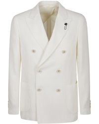 Lardini - Tailored Double-Breasted Jacket - Lyst