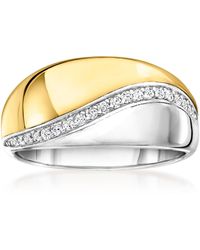Ross-Simons - Diamond Wave Ring - Lyst