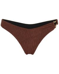 Neoblu - Ondas Crinkle Cheeky Bikini Bottom - Lyst