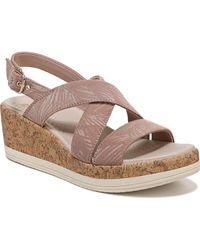 Bzees - Radiant Open Toe Ankle Strap Wedge Sandals - Lyst