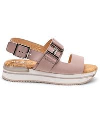 Hogan - H257 Leather Sandals - Lyst