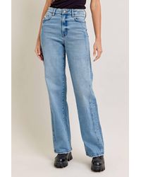 Hidden Jeans - Medium Wash Curved Seam Stretch Dad Jean - Lyst
