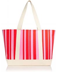 Aqua - Striped Tote Bag - Lyst