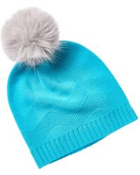 Phenix - Zig-Zag Texture Cashmere Beanie - Lyst
