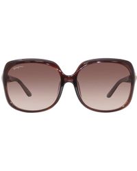 Ferragamo - Sf739sa 210 Oversized Square Sunglasses - Lyst