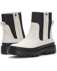 Vince Camuto - Kaskona Boots Coconut Cream Zipper Round Toe Ankle Jobb1170 - Lyst