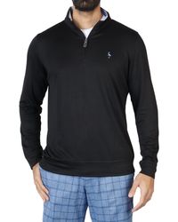 Tailorbyrd - Solid Modal Quarter Zip Pullover - Lyst