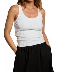 PERFECTWHITETEE - Rae Rib Tank Top - Lyst