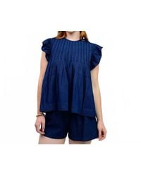 Ivy Jane - Dreamers Tucked Denim Top - Lyst