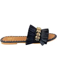 De Siena - Semira Raffia Sandal - Lyst