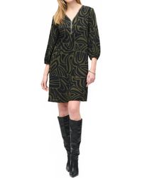 Joseph Ribkoff - Abstract Print A-Line Dress - Lyst