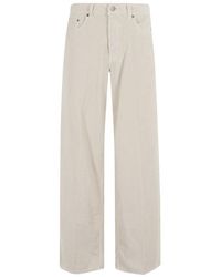 Haikure - Wide-Leg Corduroy Jeans With Classic Five-Pocket Design - Lyst