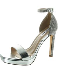 Steve Madden - Kamal Embellished Faux Leather Ankle Strap - Lyst