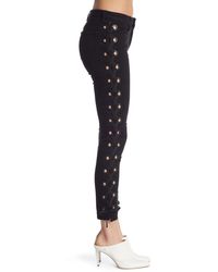 3x1 - 3 X 1 Lacy Midway Skinny Lace Up Jeans Cropped - Lyst