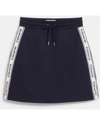 COACH - A Line Short Skirt - Lyst