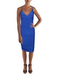 Jump Apparel - Juniors Ruched Open Back Bodycon Dress - Lyst