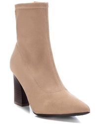 Xti - Suede Dress Booties By - Lyst
