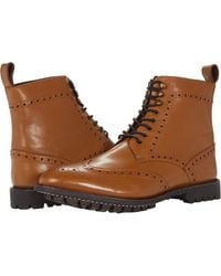 Anthony Veer - Grant Boots Leather Wingtip Brogue Shoes Zpo2866 - Lyst