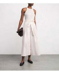 L'Agence - Lowen Paperbag Crop Pant - Lyst