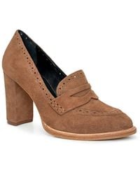 L'Agence - Bea Penny Loafer Pumps - Lyst