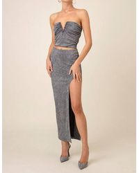 Line & Dot - Always Yours Off Shoulder Top - Lyst