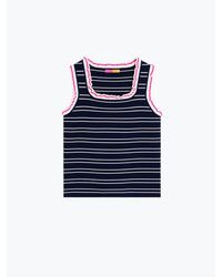 Vilagallo - Striped Punch Top - Lyst