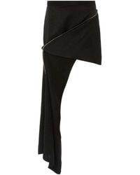 JW Anderson - Zip-Detail Mini Skirt - Lyst