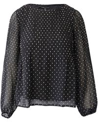 Maje - Polka Dot Long Sleeve Blouse - Lyst