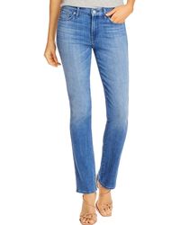 7 For All Mankind - Kimmie Fitted Straight Leg Straight Leg Jeans - Lyst
