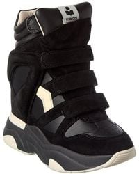 Isabel Marant - Balskee Leather & Suede Sneaker - Lyst