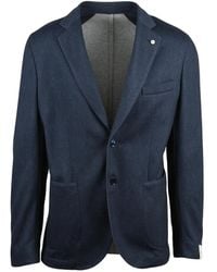 L.B.M. 1911 - Rounded Jacket With Notch Lapels And Button Closure - Lyst