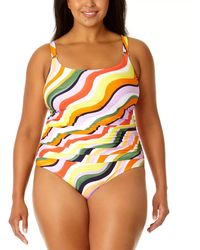 Anne Cole - Lingerie Maillot One-Piece Stretch Swimsuits Gbo2291 - Lyst