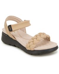 Jambu - Vicky Leather Braided Wedge Sandals - Lyst