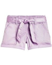 Tractr - Jeans Cargo Cuff Short With Belt - Lyst
